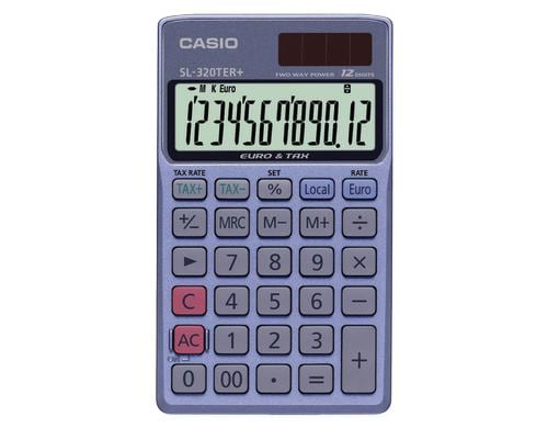 Casio Taschenrechner sl-320ter+ 12-stellig