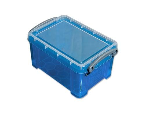 Really Useful Kunststoffbox 0.3 Liter transparent blau