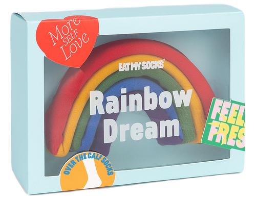 EatMySocks Rainbow Dream Socken, klassich 1 Paar unisex Socken, eine Grsse