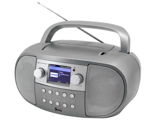 Soundmaster SCD7600TI, DAB+/CD-Boombox DAB+/UKW/Internetradio, CD/MP3