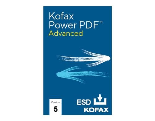 Kofax PowerPDF Advanced 5.0 ESD, Vollversion, ML, Windows