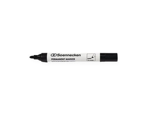 Soennecken Permanent-Marker Rundspitze 4mm schwarz, 10 Stck