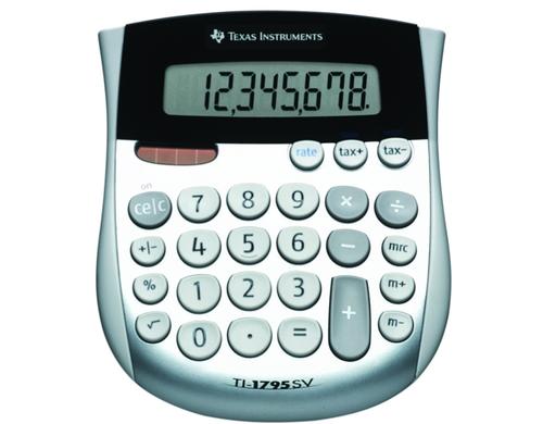 Texas Instruments Tischrechner TI-1795 SV 8-stellig, silber