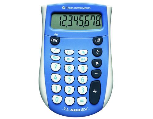 Texas Instruments Taschenrechner TI-503 SV blau