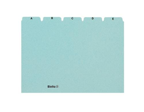 Biella Alphabet-Leitkarten A5 quer, blau, 1 Pk