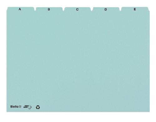 Biella Alphabet-Leitkarten A4 quer, blau, 1 Pk