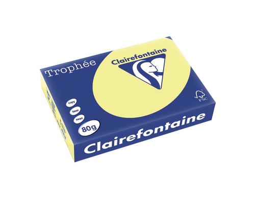 Clairefontaine Trophe FSC A3 80 gm, Daffodil, 500 Blatt