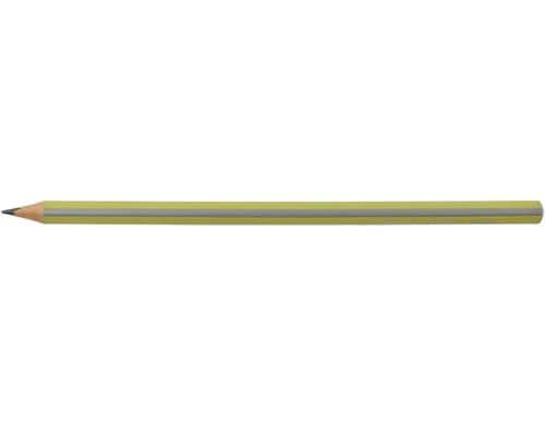 BroLine Bleistift Ergo, 12 Stk Nr. 1, 2B, weich, lindgrn lackiert