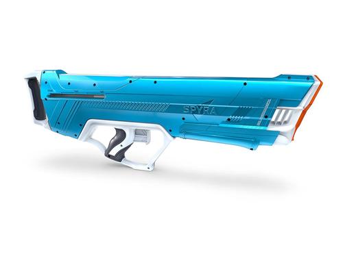 SpyraLX Wasserpistole blau Mechanische Spyra, 9 Meter Reichweite