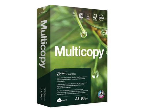 Multicopy Kopierpapier ZERO, 500 Stk A3, 80 g/m