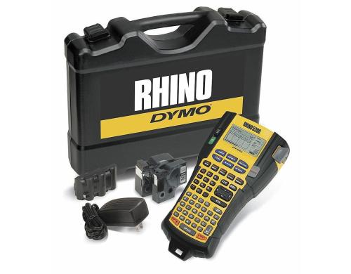 Dymo Rhino 5200, Etikettendrucker im Hartschalenkofferset, inkl. Zubehör