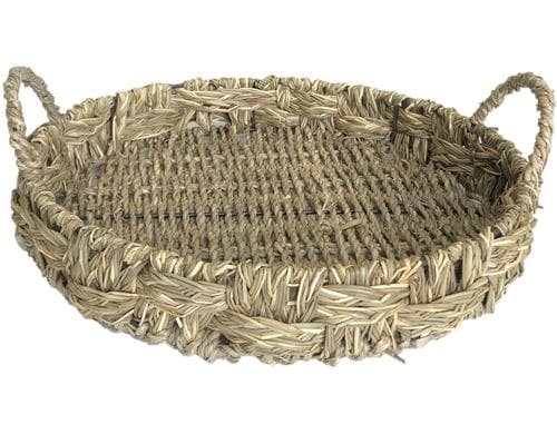 Dameco Korb aus Seegrass Geflecht D31cm H11cm