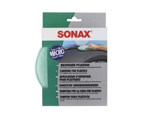 SONAX KunststoffPflege Pad Microfaser, 1Stk.