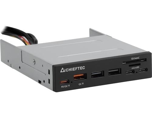 Chieftec Cardreader CRD-908H 3.5, 2x USB3.2 Type-A, 2x USB3.2 Type-B