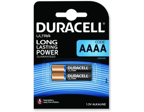 Duracell AAAA Ulta Power, 2 Stk Duracell ULTRA M3 - AAAA - Packung  2 Stk.