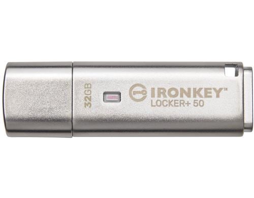 Kingston IronKey Locker+ 50 32GB USB3.2 (Typ-A), AES-256 Encrypted