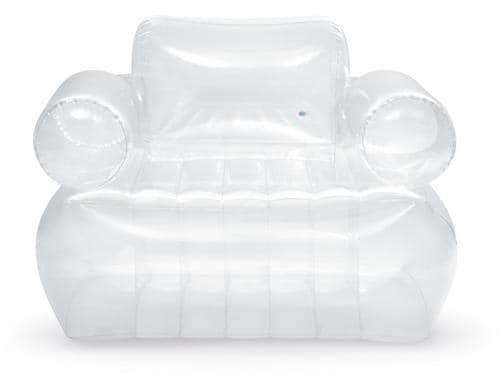 Intex Sessel mit Armlehne, Transparent 109x109x79 cm, Kunststoff