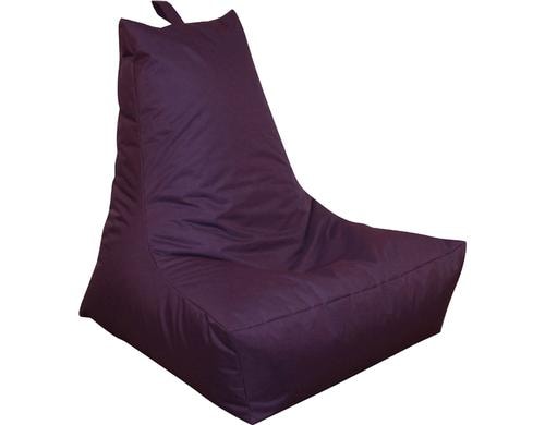 Hubatka Lounge-Sessel In/Outdoor, Brombeer 100x90x80cm (HxTxB), 100% PES