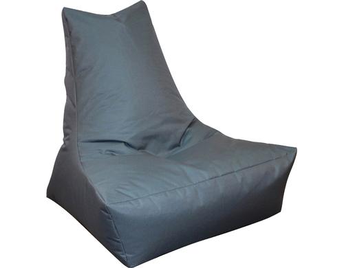 Hubatka Lounge-Sessel In/Outdoor, Anthrazit 100x90x80cm (HxTxB), 100% PES