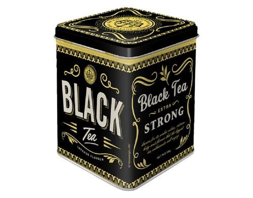 Nostalgic Art Teebox Black tea Metall, 7.5x7.5x9.5 cm
