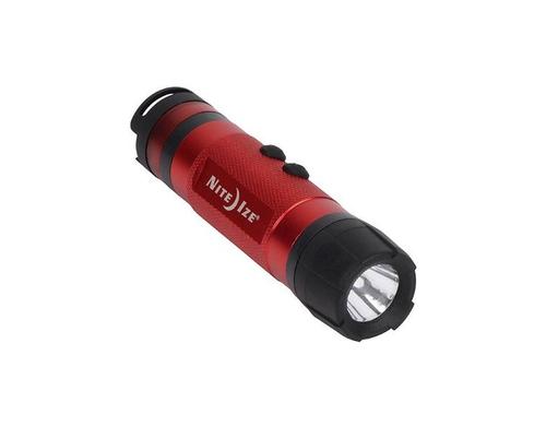 Nite Ize 3-in-1 LED Mini Taschenlampe Laterne, Signallicht rot