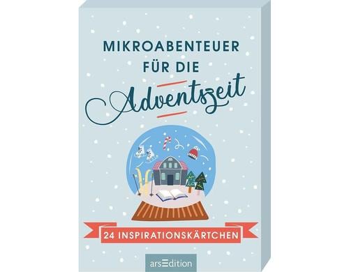 Ars Edition Adventskalender Abenteuer Kartenbox mit 24 Karten