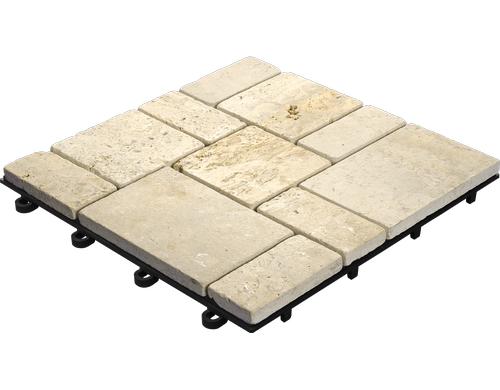 Bodenplatte Stone Traveltine Roma 4 Stck / Pack ( 0,36 m)
