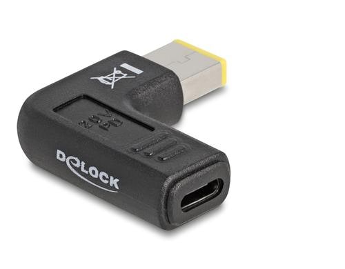 Delock USB-C zu Lenovo 11.0x4.5mm Adapter Buchse zu Stecker 90, gewinkelt