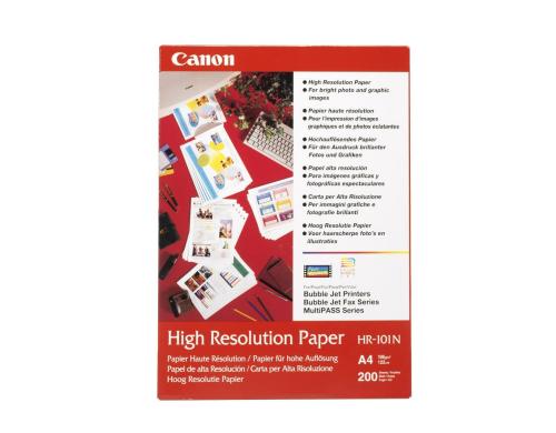 Canon Papier HR-101 A4 Hochauflsendes Papier, 200 Blatt, 106g