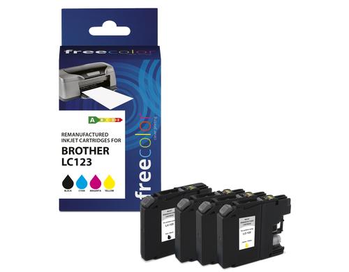 Free Color Tinte LC-123 Multipack BKCMY