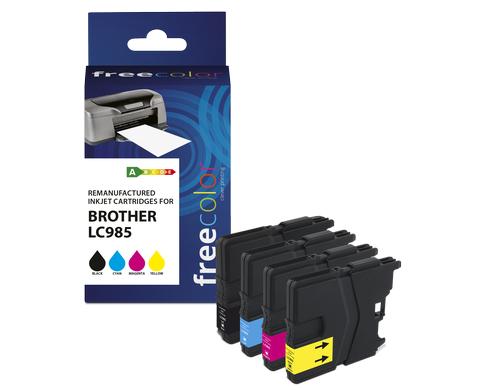 Free Color Tinte LC-985 Multipack BKCMY