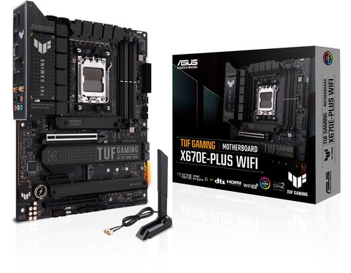 ASUS TUF GAMING X670-PLUS (WI-FI), ATX, AM5 AMD X670E, 4x DDR5, PCI-E 5.0