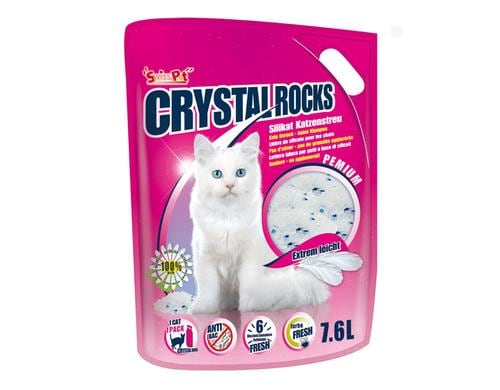 Crystal Rocks Katzenstreu 7.6L nicht klumpend