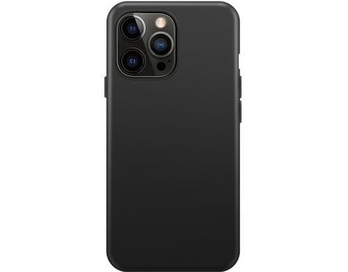 Xqisit Silicone Case AB Black fr iPhone 14 Pro, Magsafe