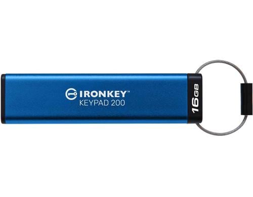 Kingston IronKey Keypad 200, 16GB USB3.2(Typ-A),256bit-AES,FIPS 140-3,Level 3