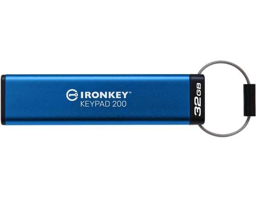Kingston IronKey Keypad 200, 32GB USB3.2(Typ-A),256bit-AES,FIPS 140-3,Level 3