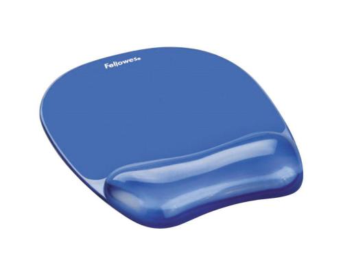 Fellowes Mauspad mit Handgelenkauflage Gel blau, geeignet fr optische Muse