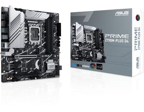 ASUS PRIME Z790M-PLUS D4, mATX, LGA1700 Intel Z790, 4x DDR4, PCI-E 5.0