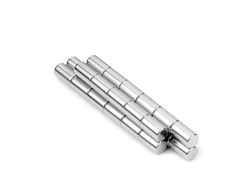 Supermagnete Stabmagnet, 6mm, 10 Stk. Hhe 10mm, Tragkraft: 1.4kg, Neosym