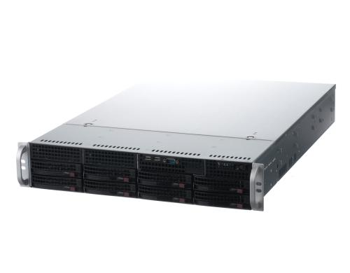 Supermicro SC825TQ-563LPB: Servergeh. 19 8 SAS/SATA Hotswap Bays, 560W Netzteil