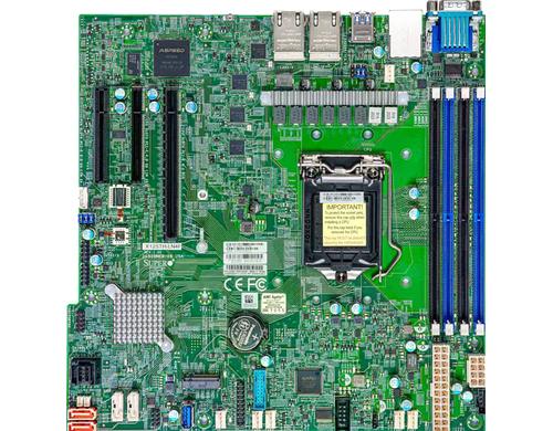 Supermicro X12STH-LN4F: 1x LGA-1200 C256, 4x DIMM, 4x 1GbE LAN