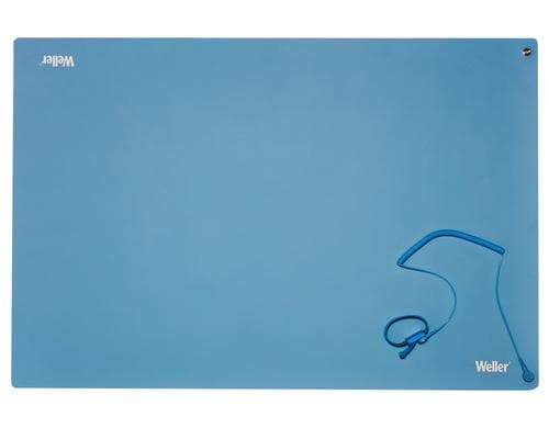 Weller ESD-Matte Set blau 900x600 ESD Premium Tisch-Ltmatte Set