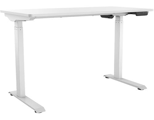 Contini Tisch hhenverstellbar weiss Tischplatte 1.2x 0.6 m, Gestell weiss