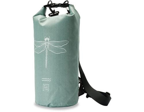Wili Wili Tree Dry Bag Dragon Fly 15L Ocean Turquoise, Wasserdicht, Rec. PET