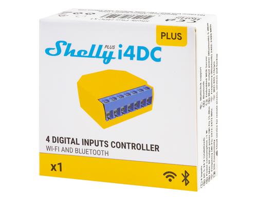Shelly Plus I4 DC WIFI-IO-Interface 4-fach Taster/Schalter/IO-Schnittstelle
