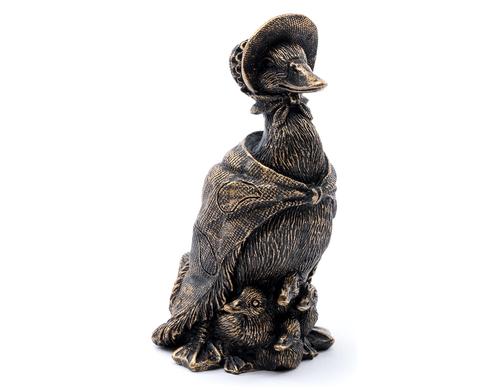 Cane Companions Jemima Puddle-Duck antike bronze