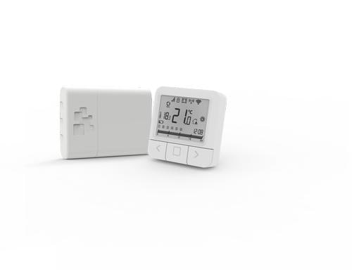 INNGENSO Digitaler Thermostat IT 201 weiss drahtlos, inkl. Empfnger mit Schaltausgang