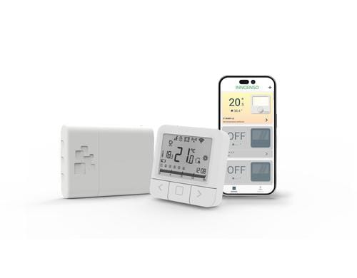 INNGENSO Digitaler Thermostat IT WiFi weiss drahtlos, inkl. Empfnger mit Schaltausgang