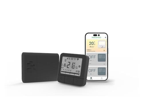 INNGENSO Digitaler Thermostat IT WiFi sz drahtlos, inkl. Empfnger mit Schaltausgang