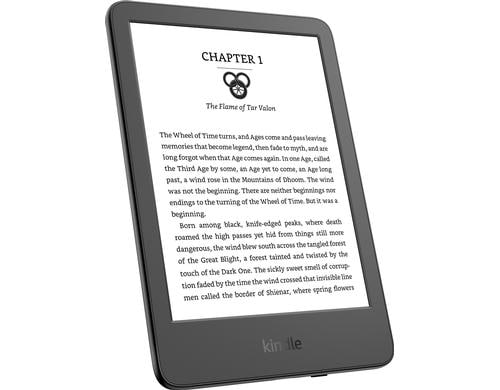 Amazon Kindle Touch 2022 16GB Wi-Fi 6, 300 ppi high-resolution display,schwarz